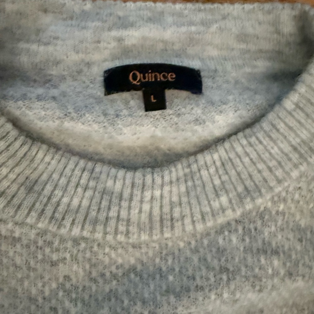 Quince Light Gray Women's Sweater - Picture 2 of 2